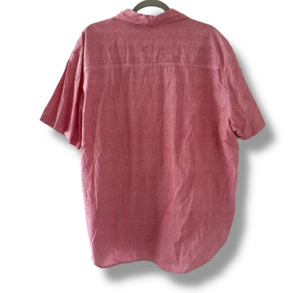 Vintage Quizz Red Gingham Button Up Shirt Women's Plus Size 22 Embroidered Stars - Picture 2 of 16